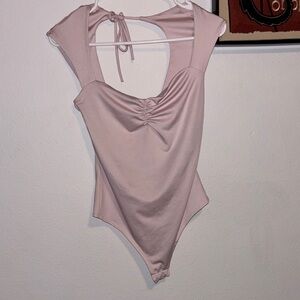Elegant Pink Bodysuit